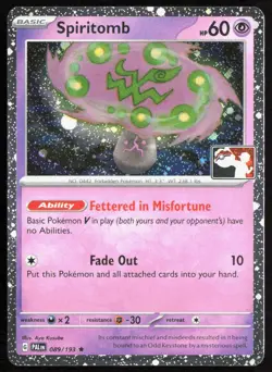 Spiritomb 089/193 (COSMOS) Holo Rare 2022 Prize Pack Series Cards Pokemon NM - Image 1