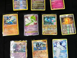Pokemon Collection Lot: 10 Vintage Mid Era - XY Cards DAMAGED Ultra Rare Holo - Image 3