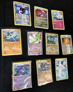 Pokemon Collection Lot: 10 Vintage Mid Era - XY Cards DAMAGED Ultra Rare Holo - Image 5