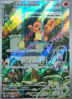 Pokemon Charmander 044 Sv: Scarlet & Violet Promo Cards Promo Full Art Holo - Image 1