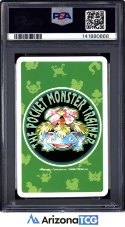 Pokemon 1996 Psyduck 054 9 Of Clubs Green Playing Cards Japanese GEM MINT PSA 10 - Image 2