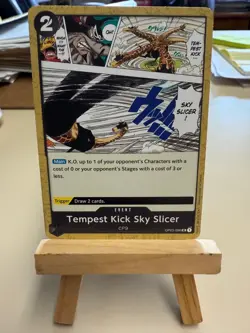 ONE PIECE Card Game: Tempest Kick Sky Slicer Event OP03-096* Pillars of Strength - Image 1