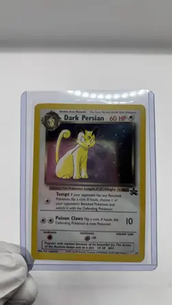 Vintage Ungraded Dark Persian 17 Holo Black Star Promo WOTC Pokemon Card - Image 5