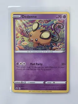 Dedenne SWSH080 Black Star Promos Cosmos Holo Pokemon Trading Card Game 2021 NM - Image 1