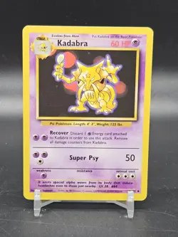 Pokemon Card - Kadabra - (32/102) Base Set Uncommon - Image 1