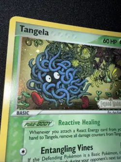 Tangela 44/92 EX Legend Maker Stamped Reverse Holo Uncommon Card LP - Image 2