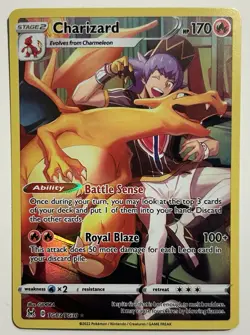 Pokemon TCG Charizard Trainer Gallery TG03/TG30 Lost Origin Card NM CLEAN! 🔥 - Image 1