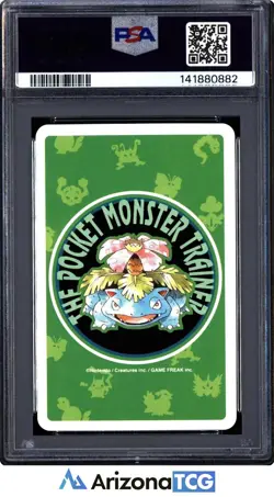 Pokemon 1996 Tauros 128 10 Of Diamonds Green Playing Card Japanese GEM MT PSA 10 - Image 2