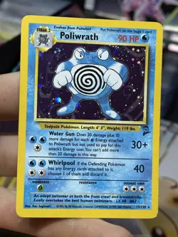 Poliwrath 15/130 Base Set 2 2000 Japanese Holo Vintage Pokemon Card Lot WOTC - Image 3