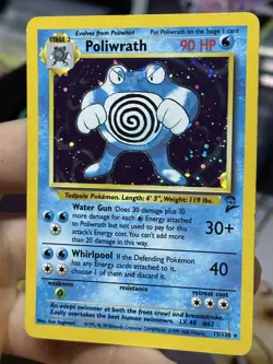 Poliwrath 15/130 Base Set 2 2000 Japanese Holo Vintage Pokemon Card Lot WOTC - Image 4