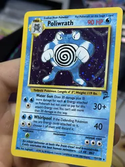 Poliwrath 15/130 Base Set 2 2000 Japanese Holo Vintage Pokemon Card Lot WOTC - Image 5