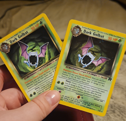 Pokemon Dark Golbat Team Rocket Lot of 2 Cards Nintendo English 2000 - Image 1