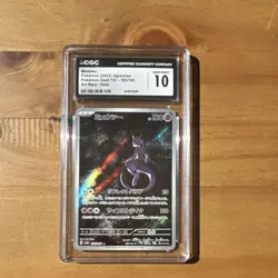 Mewtwo 183/165 Sv2a: Pokemon Card 151 Art Rare Holo CGC 10 Japanese 2023 - Image 1