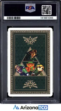The Legend Of Zelda 2011 Link Jack Of Hearts Zelda Playing Card GEM MINT PSA 10 - Image 2