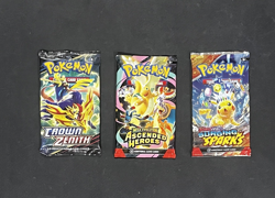 Pokemon Card Packs Crown Zenith, Ascended Heroes, Surging Sparks *NEW*! - Image 1