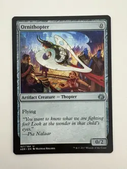 Ornithopter MTG Magic the Gathering Card NM Near Mint AER - Image 1