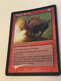 MTG Dragon Breath, FOIL LP - Image 2