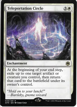 MTG - LP - Teleportation Circle B - Enchantment - Rare - AFR - Image 1
