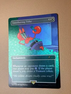 Smothering tithe - sponge bob secret lair 7009 - Foil - English - MTG Secretlair - Image 2