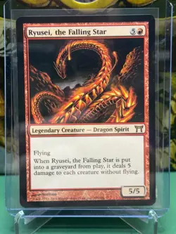 Magic MTG Champions of Kamigawa Ryusei, the Falling Star #185/306 TCG CCG - Image 1