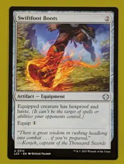 Swiftfoot Boots x1 Lost Caverns of Ixalan Commander 1x Magic the Gathering MTG - Image 1