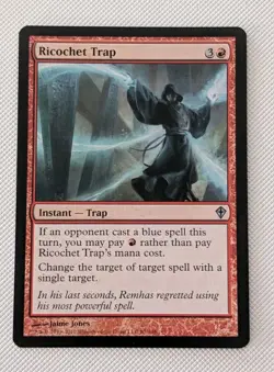 MTG Worldwake Uncommon RICOCHET TRAP NM - Image 1