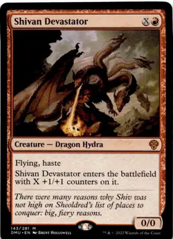 Shivan Devastator MTG Dominaria United Mythic NM Pck Fresh - Image 2