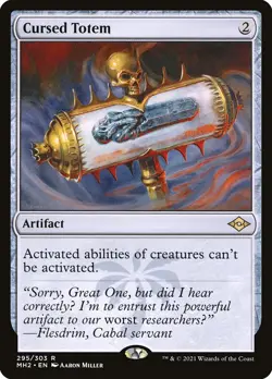 MTG Cursed Totem Modern Horizons 2 #295 Rare Magic The Gathering - Image 1