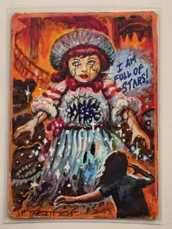 Foil Arabella, Abandoned Doll Artist Proof With Painting MtG J.P Targete - Image 1