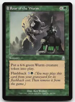 Roar of the Wurm #266 (LP) Odyssey ODY Magic MTG - Image 1