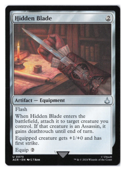Hidden Blade #73 Assassin's Creed ACR Magic MTG - Image 1