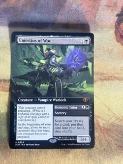 Emeritus of Woe (Extended Art) Secrets of Strixhaven Regular - Image 1