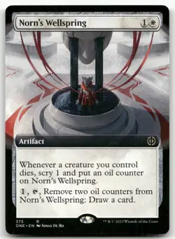 Norn's Wellspring (Extended Art) #375 NM Phyrexia All Will Be One ONE Magic MTG - Image 1