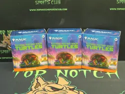 3 WOTC MAGIC THE GATHERING TEENAGE MUTANT NINJA TURTLES PRERELEASE BOX LOT D CG4 - Image 1