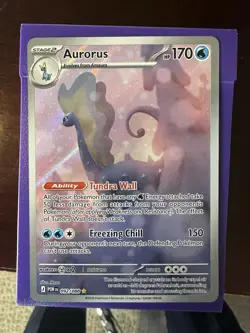 Pokemon TCG Aurorus Full Art Perfect Order Holo Foil Card - Image 1