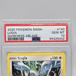 Pokemon PSA 10 LUGIA 140/189 Swsh03: Darkness Ablaze Rare Regular - Image 2