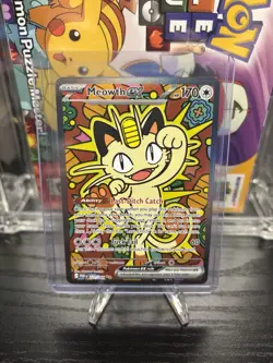 2026 POKEMON POR EN-PERFECT ORDER #121 MEOWTH EX SPECIAL ILLUSTRATION RARE MINT - Image 1