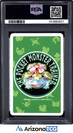 Pokemon 1996 Persian 053 King Of Spades Green Playing Card Japanese PSA 9 - Image 2