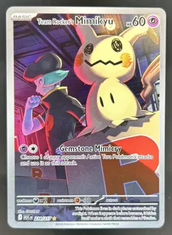 2026 Pokemon Ascended Heroes Team Rocket's Mimikyu Illustration Rare #238/217 - Image 1