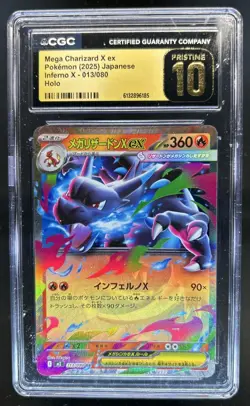 2025 Pokemon Inferno X-M2 Mega Charizard ex PRISTINE #013/080 CGC 10 - Image 1