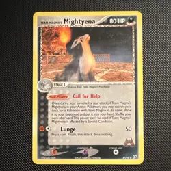 Pokemon Team Magma's Mightyena Team Magma vs Team Aqua Uncommon English 37/95 - Image 1