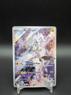 N’s Reshiram 167/159 Journey Together Stamped Promo Illustration Rare NM Pokemon - Image 1