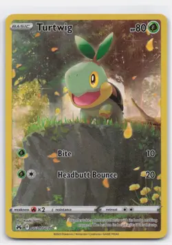 TURTWIG GG31/GG70 HOLO CROWN ZENITH GALARIAN GALLERY POKEMON NM - Image 2