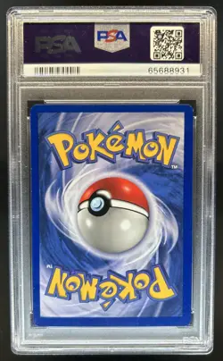 1999 Pokemon Unlimited Blastoise Rated Rookie Error Card Rare #2/102 PSA 8 - Image 2
