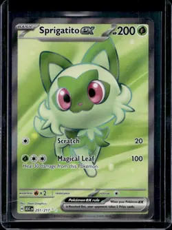 2026 Pokemon Ascended Heroes Sprigatito ex Ultra Rare #251/217 - Image 1