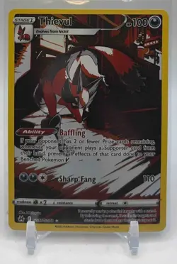 2023 Pokemon Sword & Shield Crown Zenith Thievul #GG17/GG70 Galarian Gallery - Image 1
