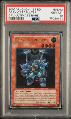 Dark Catapulter CRV-EN013 1st Edition-ultimate Rare Yugioh PSA 10 *651 - Image 1