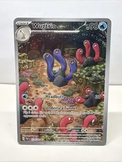 Wugtrio 224/091 SV: Paldean Fates Illustration Rare Pokemon TCG NM - Image 1