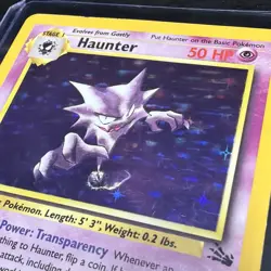 Pokemon TCG Haunter Fossil 6/62 Holo Rare Unlimited 50 HP DMG Stage 1 English - Image 2