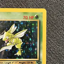 Scyther 10/64 MP/HP - Jungle Set - Vintage WOTC Pokemon TCG (DAMAGE SEE PICS) - Image 4